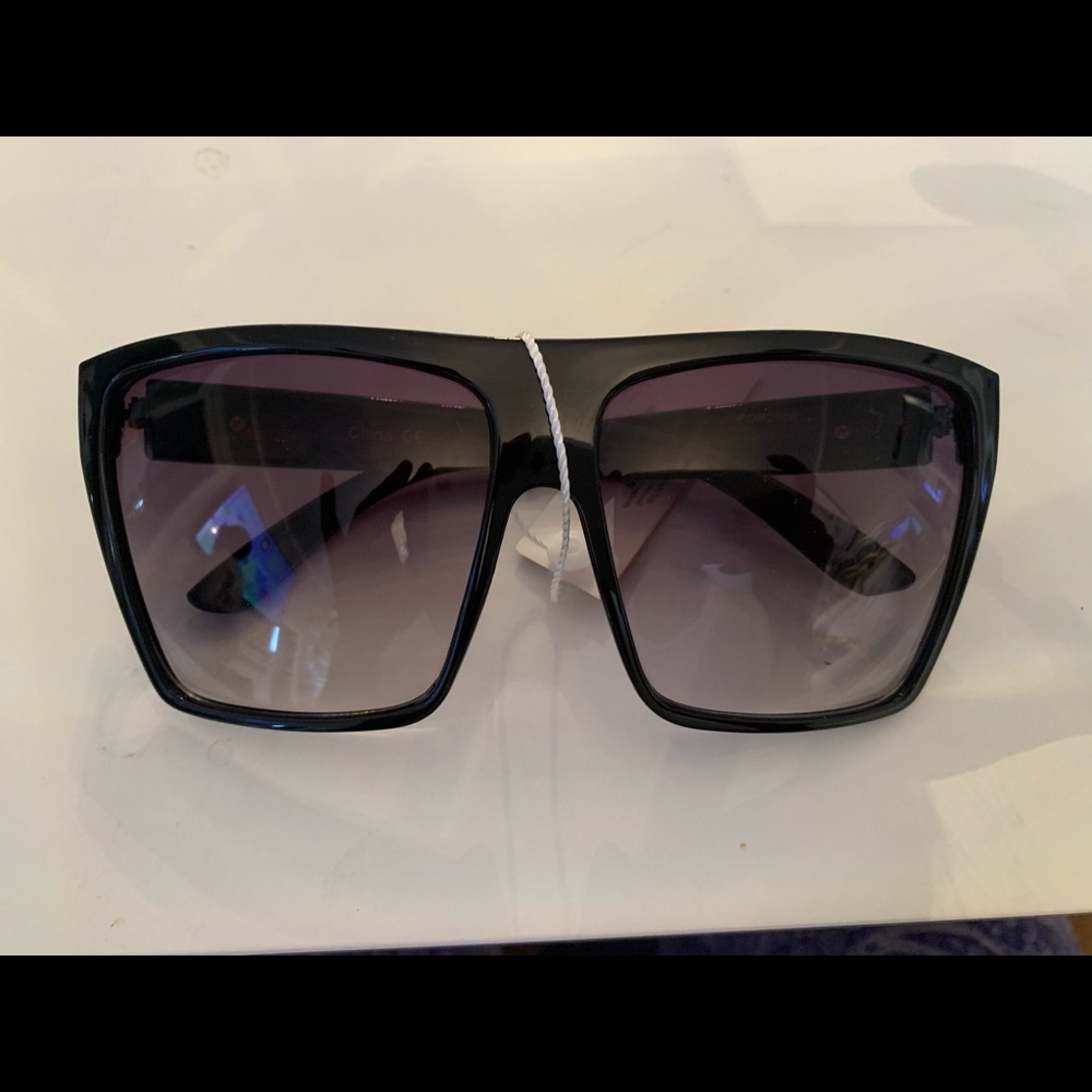 Black Ombré Lens Sunglasses